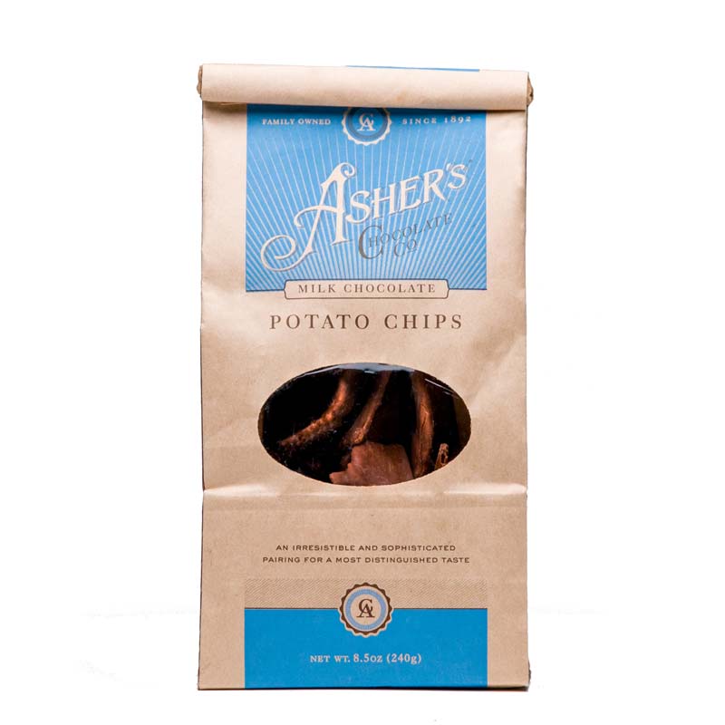 Milk Chocolate-Covered Potato Chips